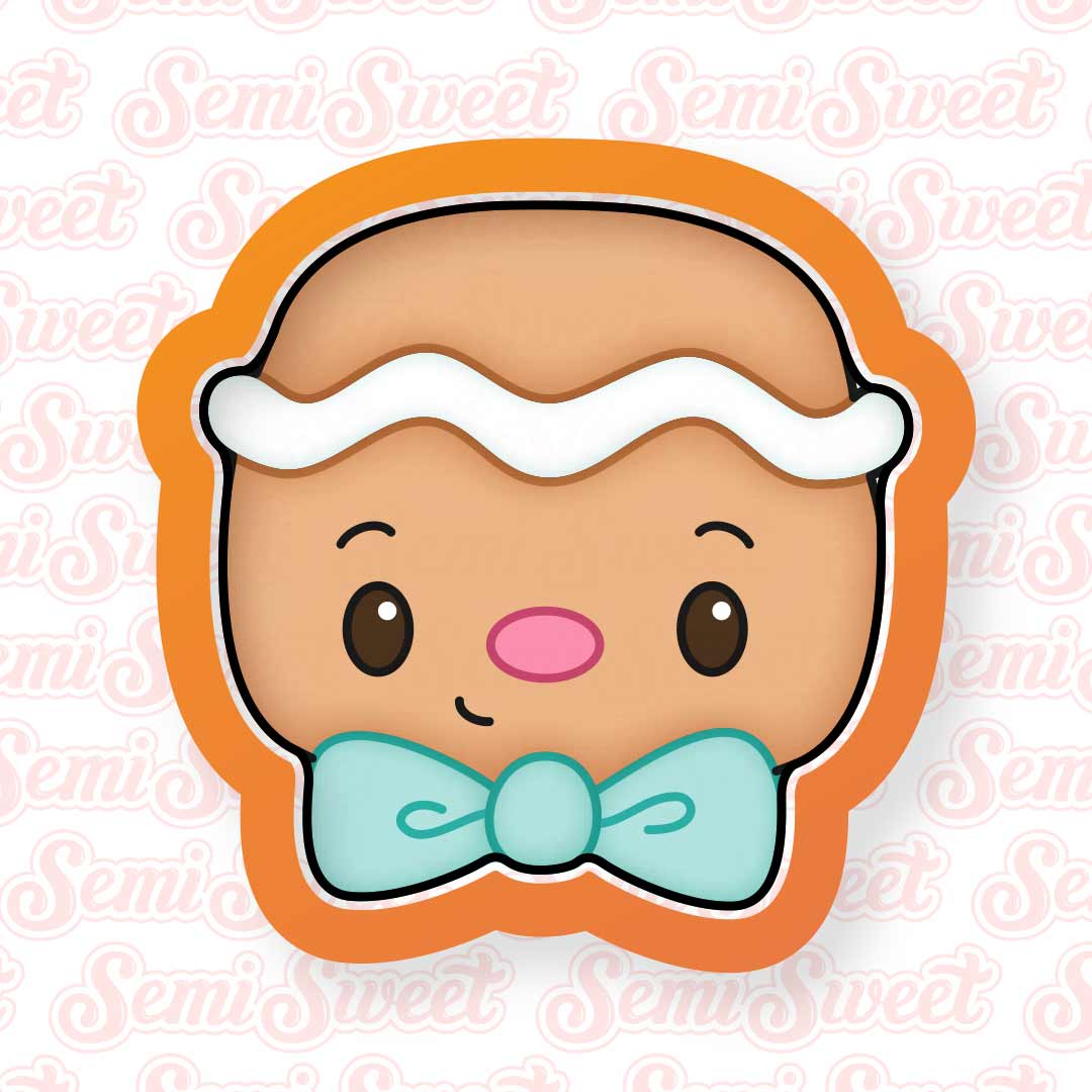 gingerbread boy head cookie cutter