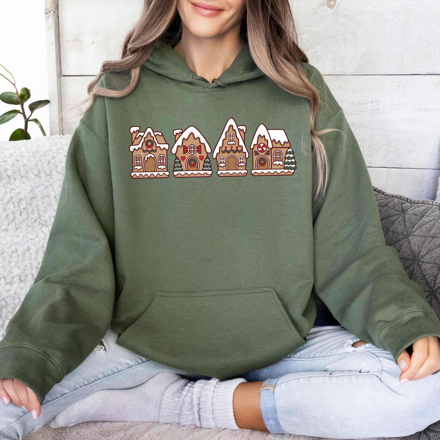 Gingerbread Village Unisex Hoodie