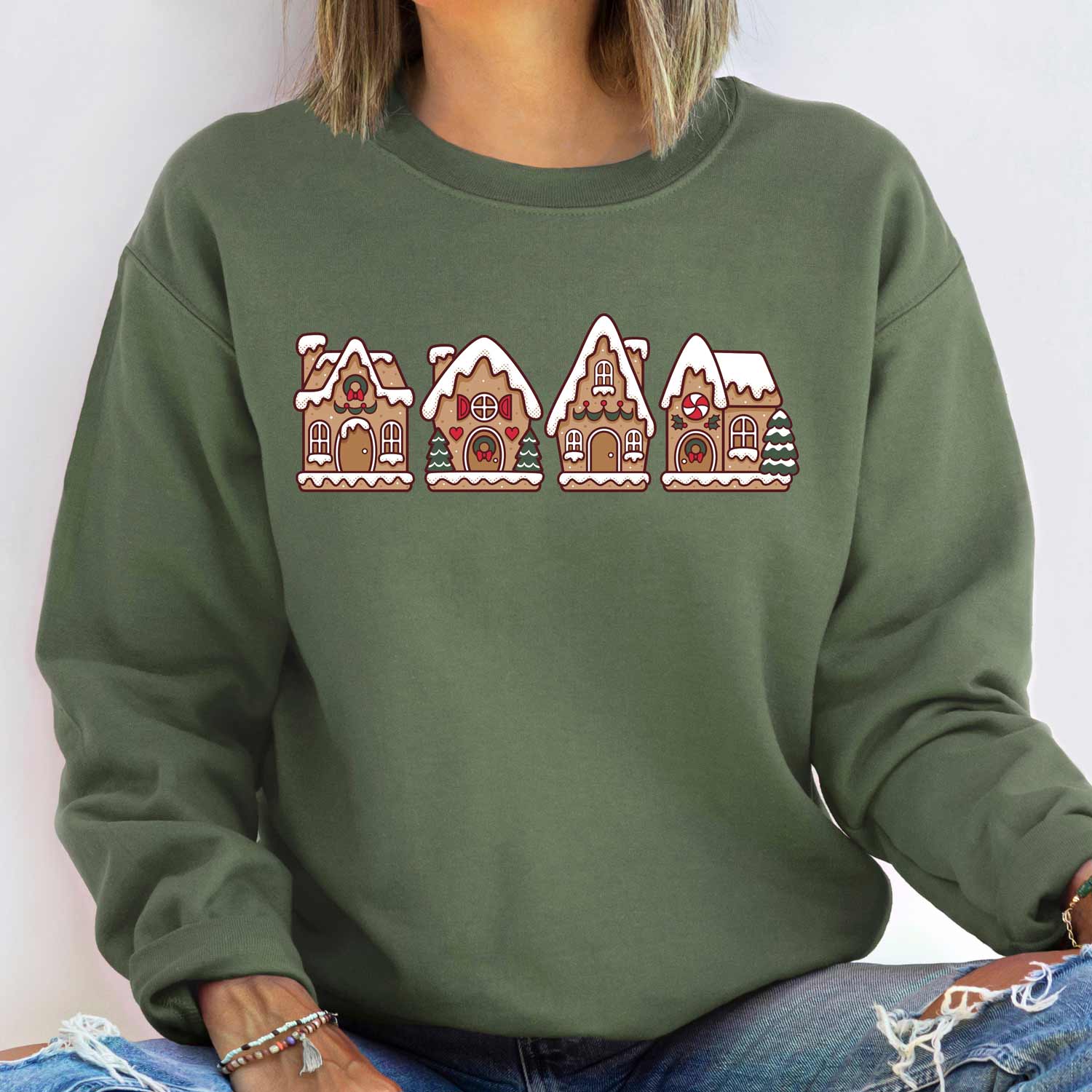 Gingerbread Village Unisex Sweatshirt