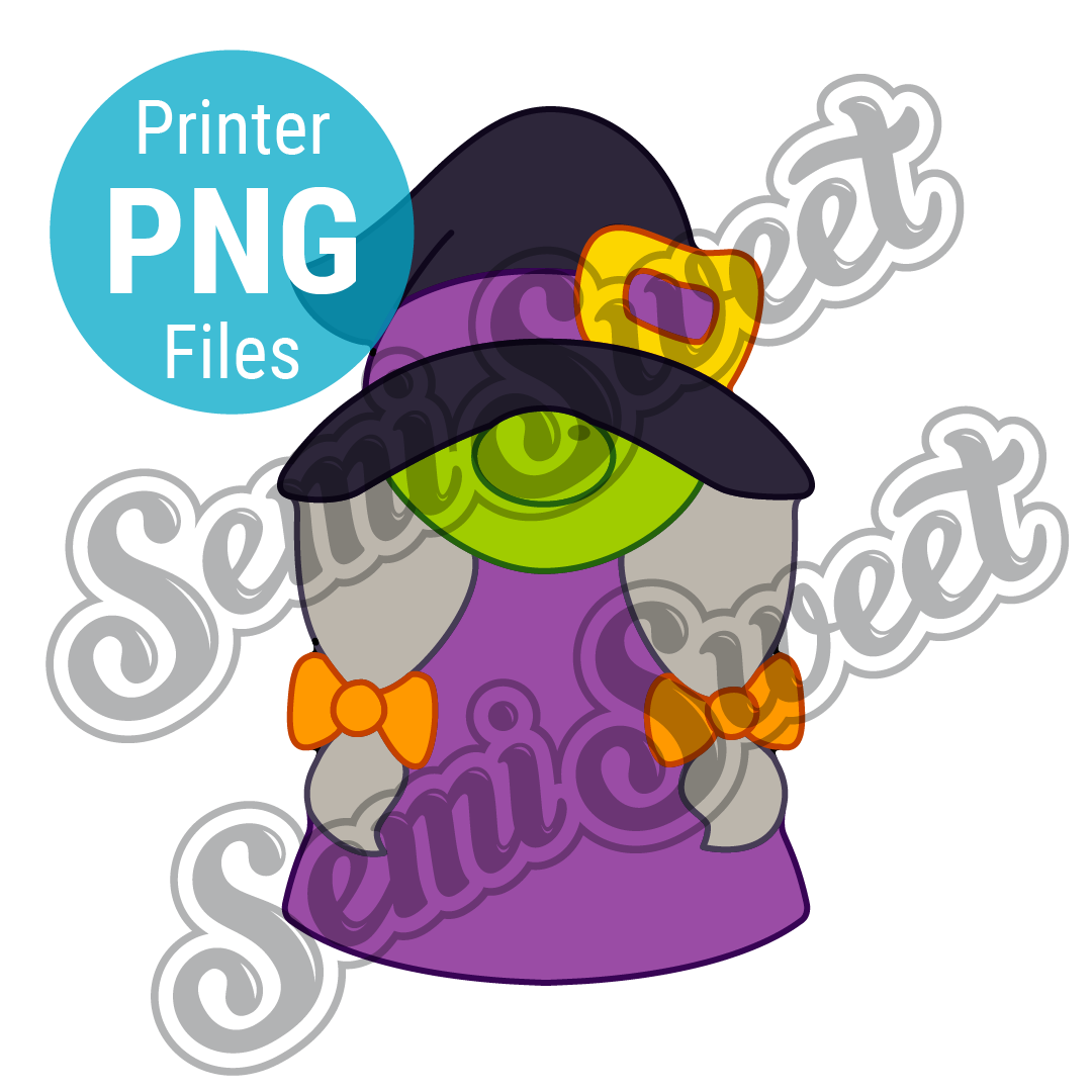 Gnome Witch - PNG Images | Semi Sweet Designs