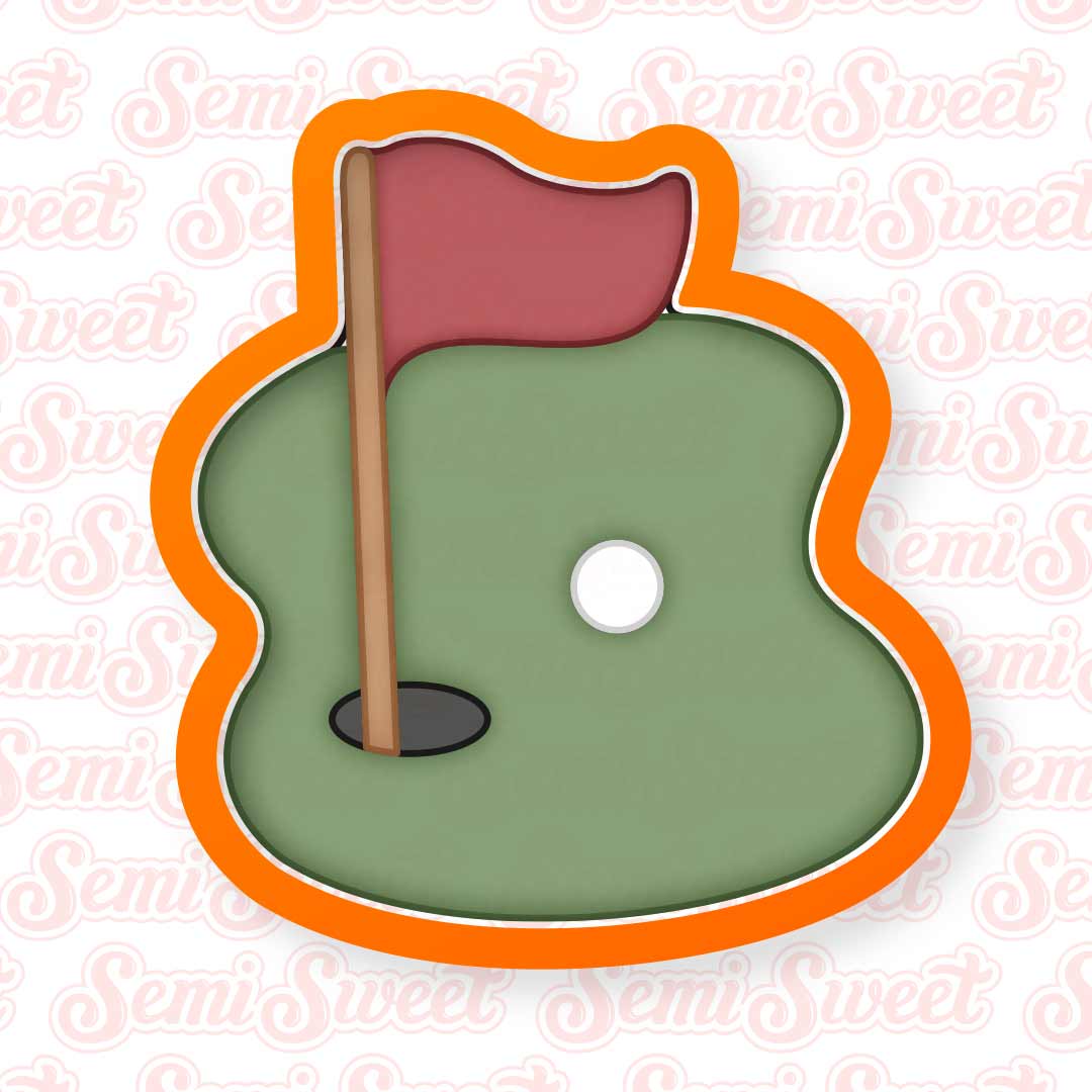 golf putting green cookie cutter