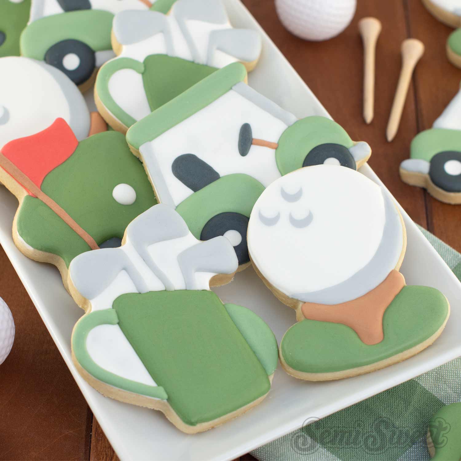 Golf Cookie Cutter Set
