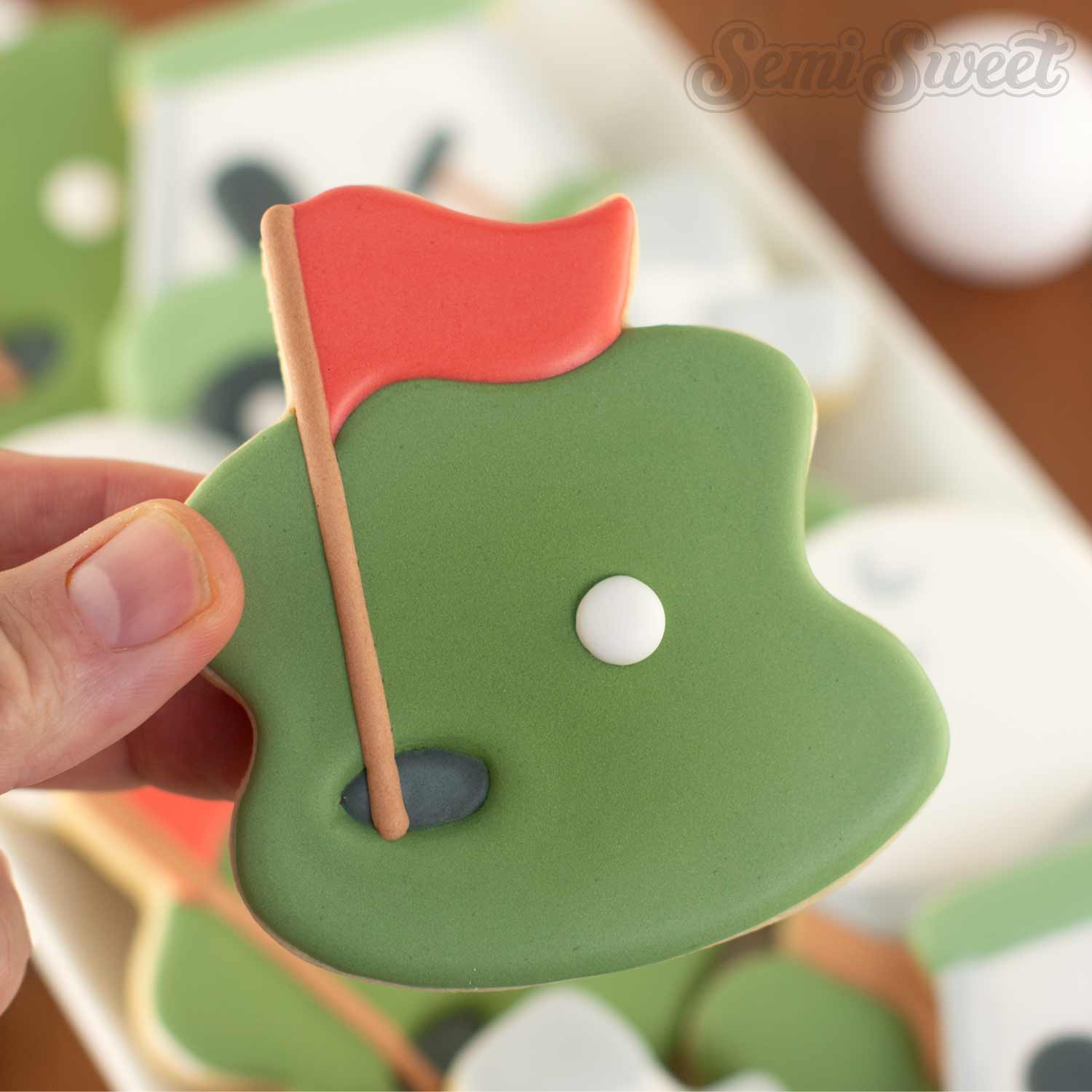 Chubby Golf Putting Green Cookie Cutter