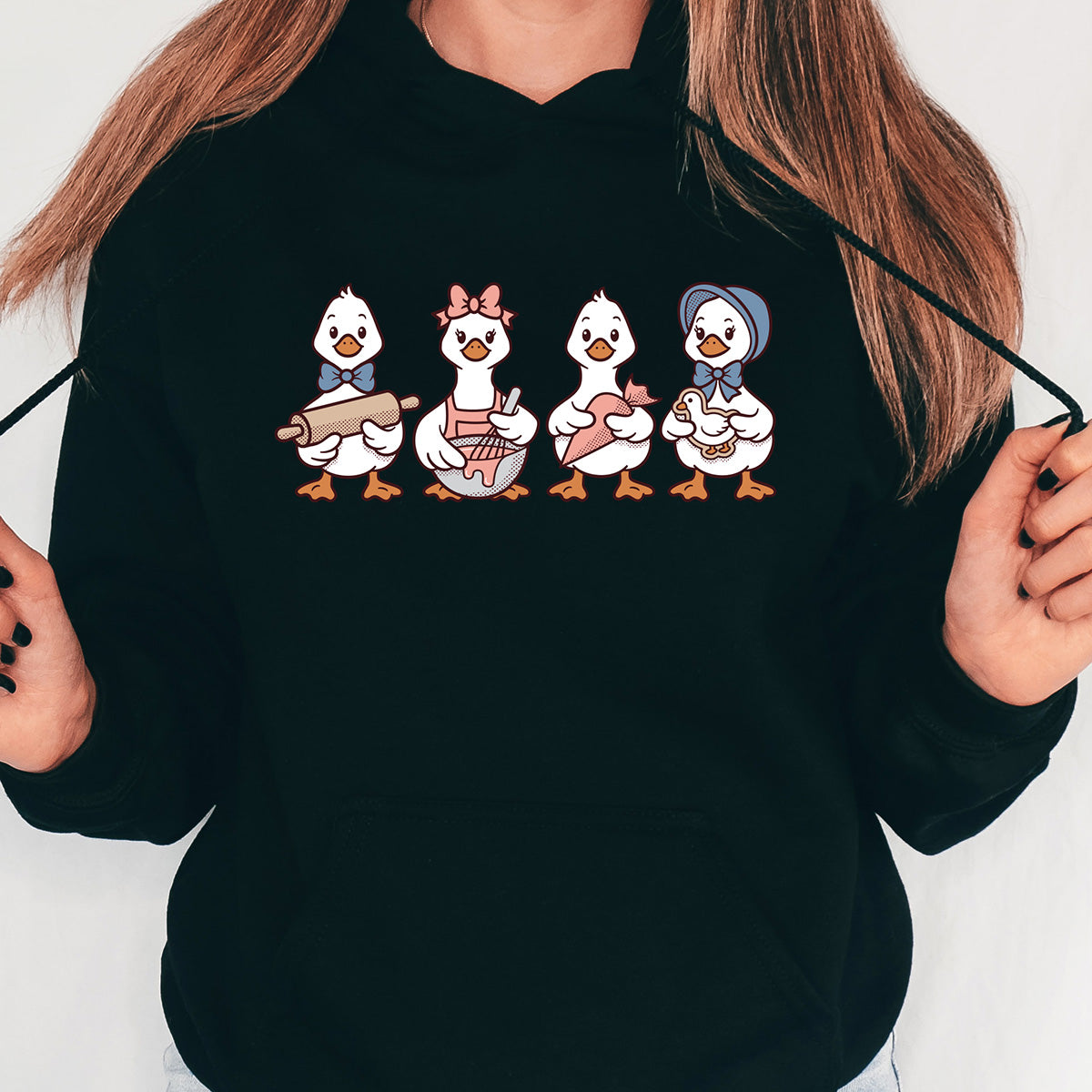 Cookie Decorating Geese Unisex Hoodie