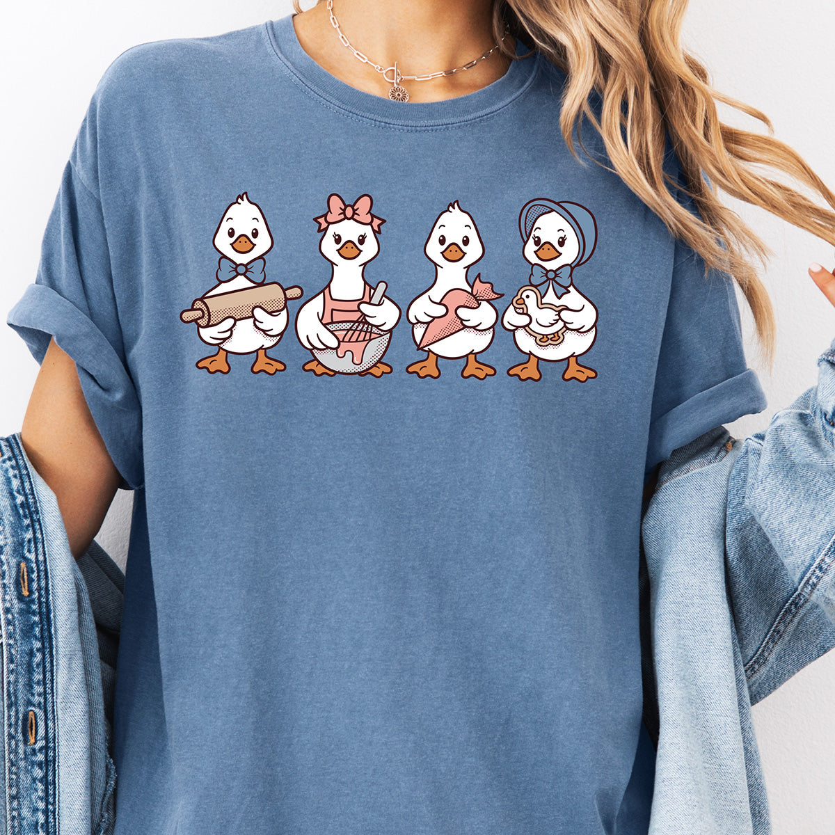 Cookie Decorating Geese Unisex T-Shirt