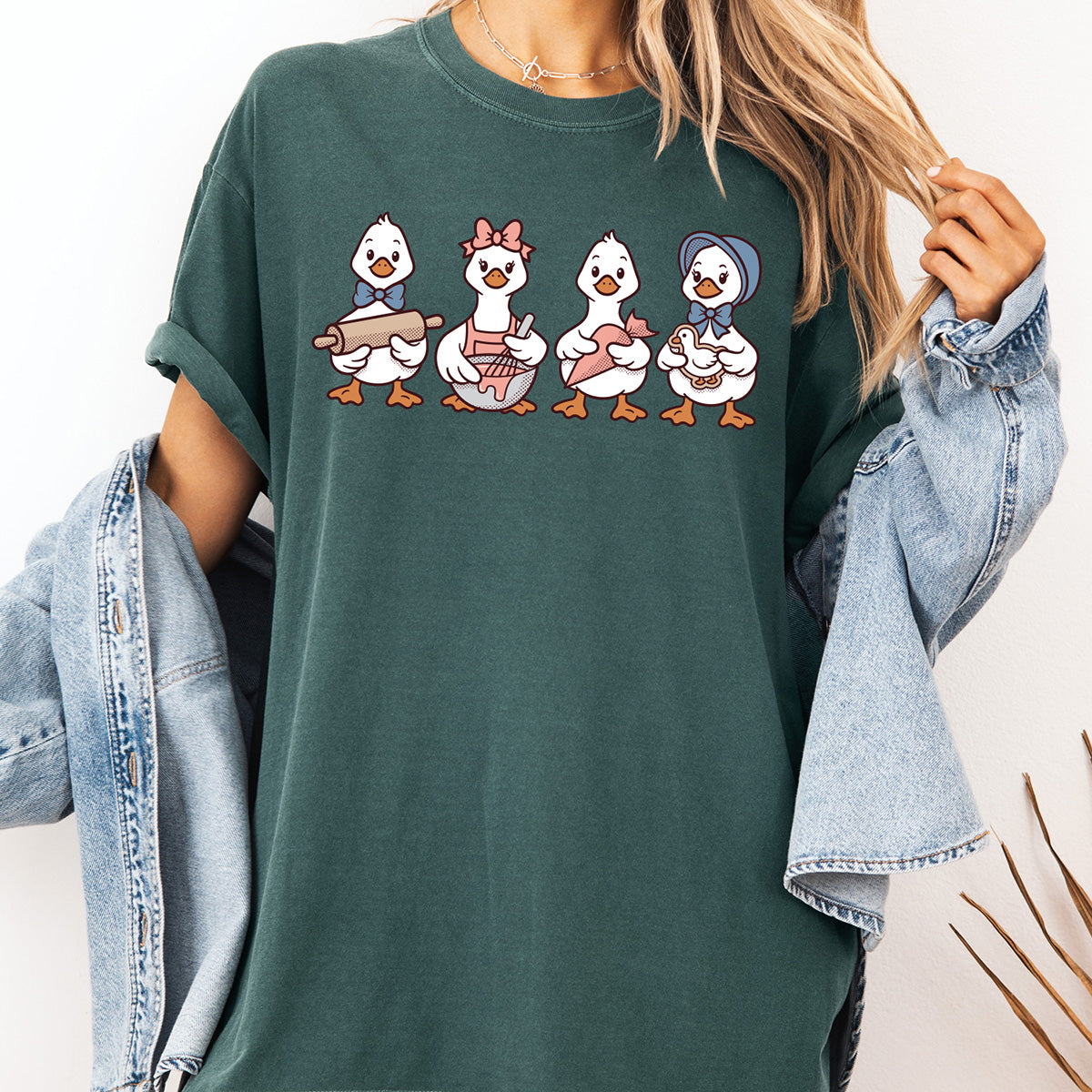 Cookie Decorating Geese Unisex T-Shirt