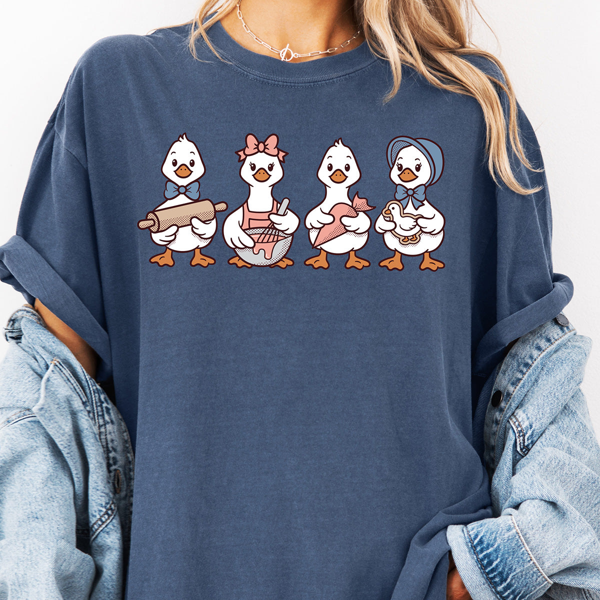 Cookie Decorating Geese Unisex T-Shirt