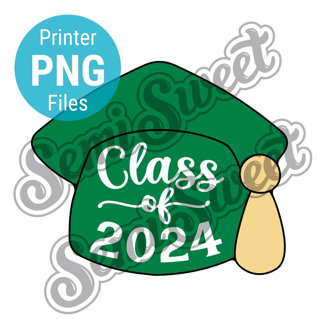 Graduation Cap Plaque - PNG Images | Semi Sweet Designs