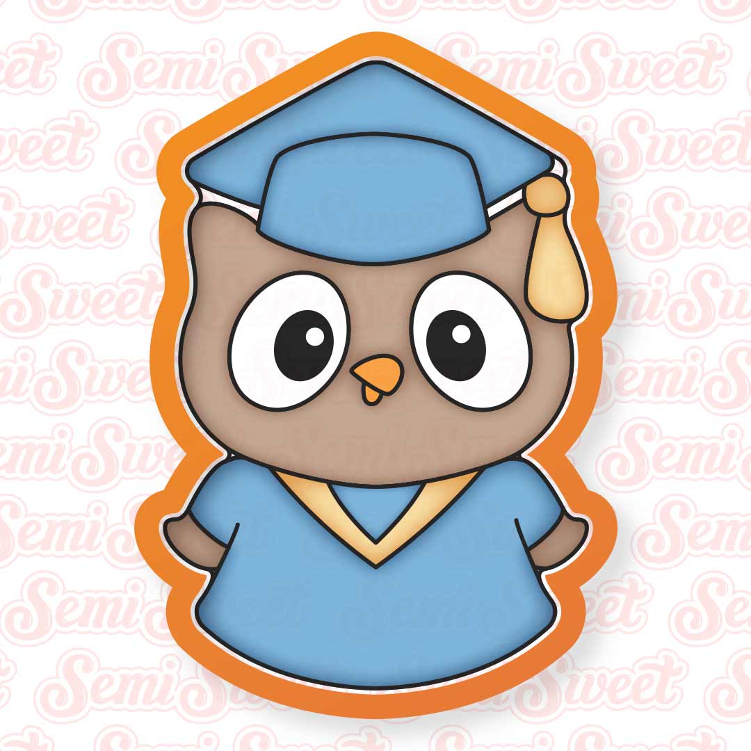 graduation owl cookie cutter