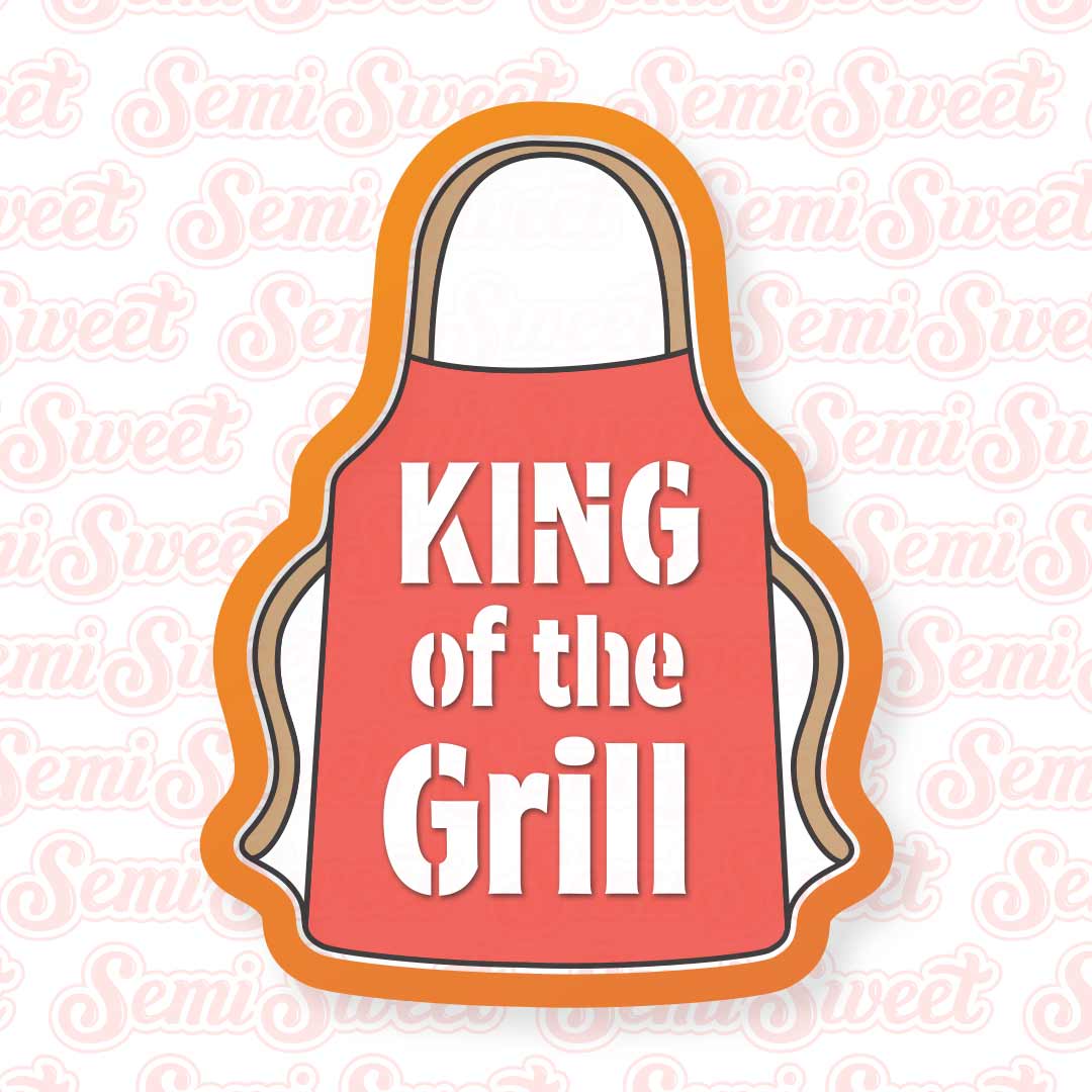 bbq barbecue apron cookie cutter