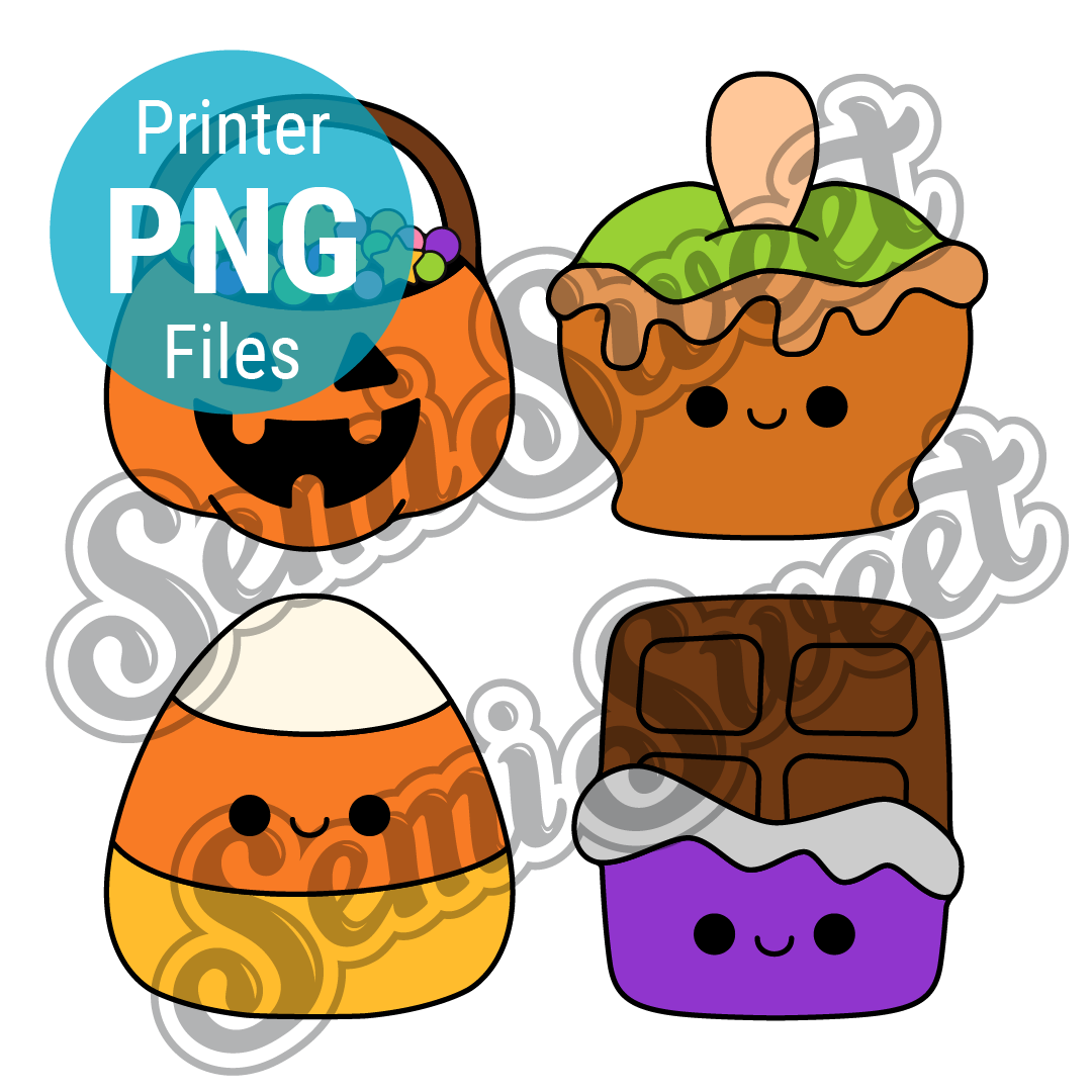 Halloween Candy Set - PNG Images