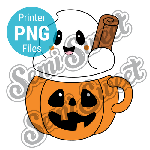 2-Pc Ghost Pumpkin Mug Set - PNG Images