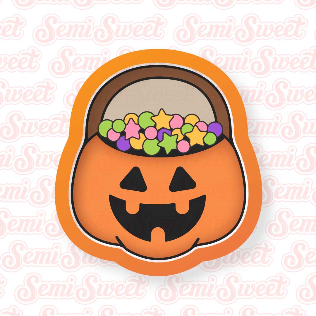 Pumpkin Jack o' Lantern Candy Bucket Cookie Cutter