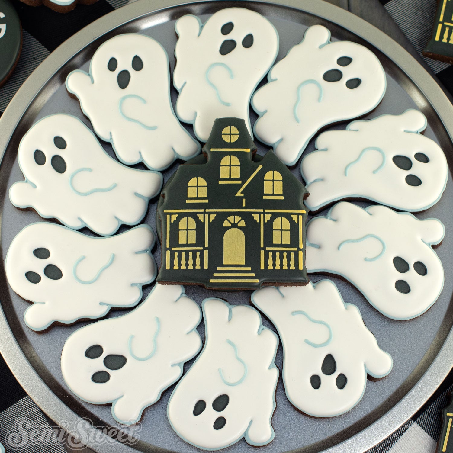 Flying Ghost Platter Cookie Cutter