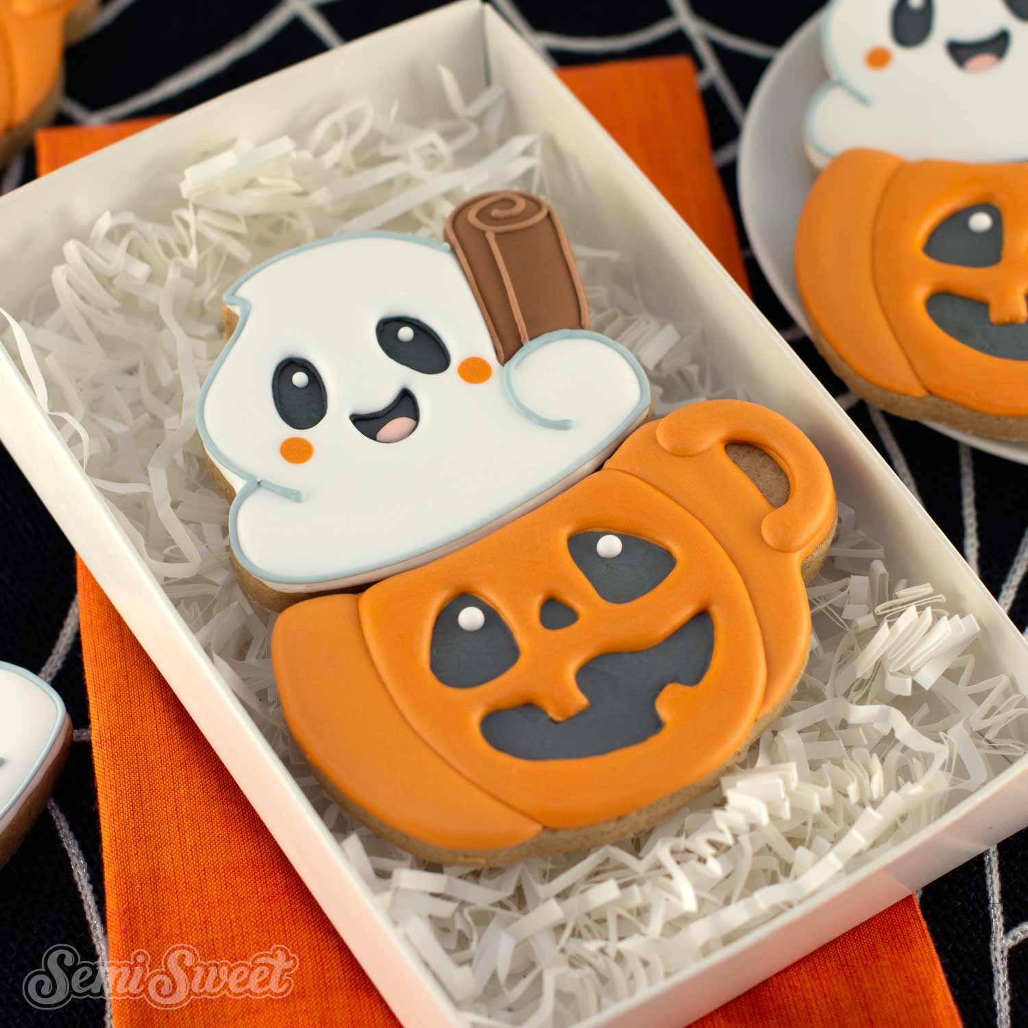 2-Pc Ghost Pumpkin Mug Cookie Cutter Set