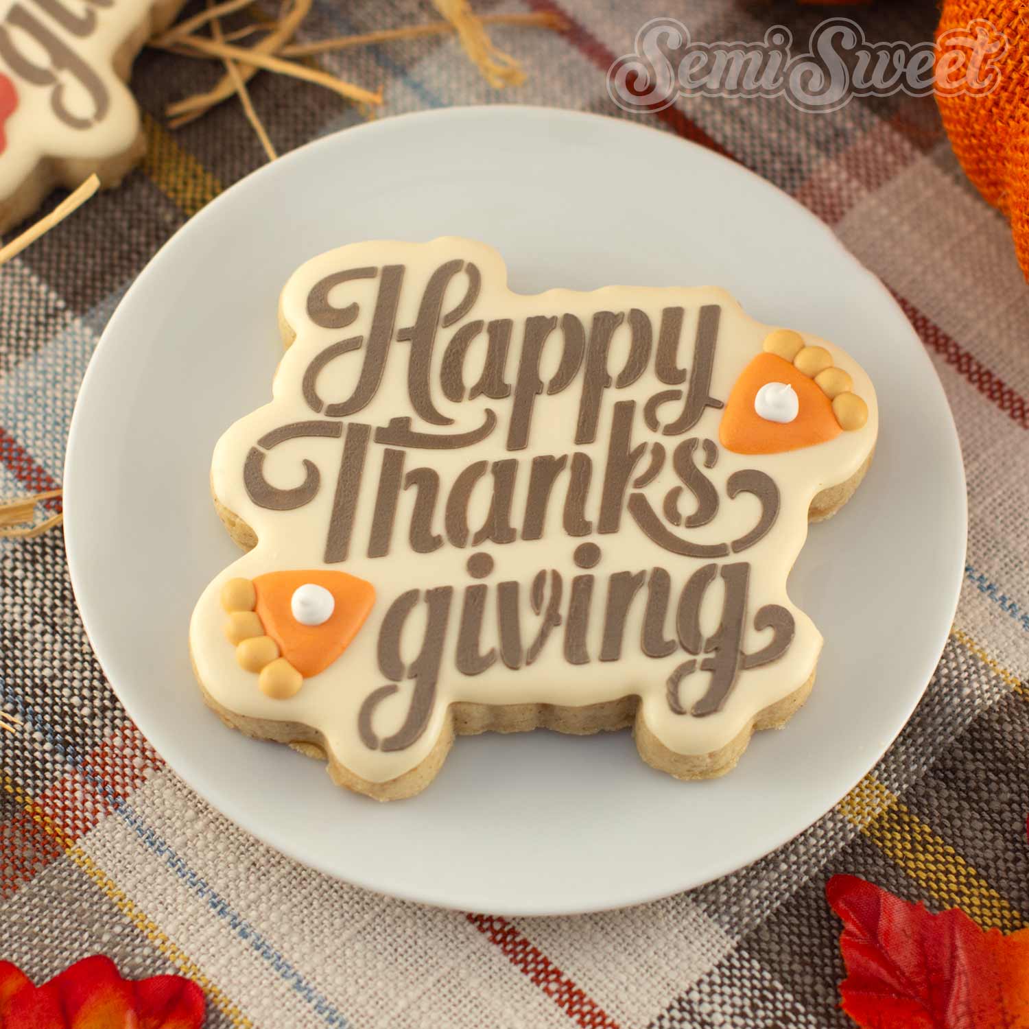 Happy Thanksgiving Cookie Cutter & Stencil Bundle