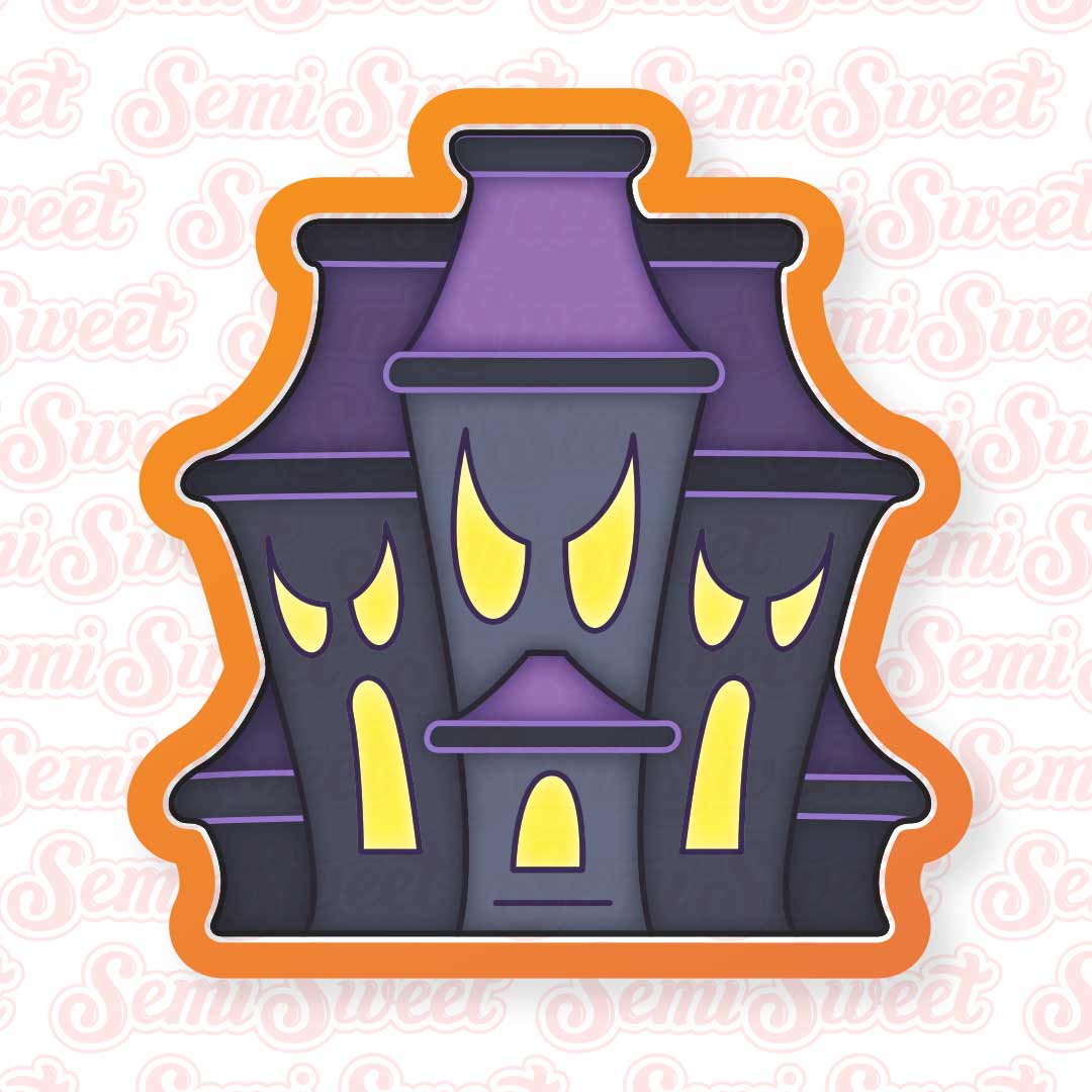 Haunted House Cookie Cutter | Semi Sweet Designs