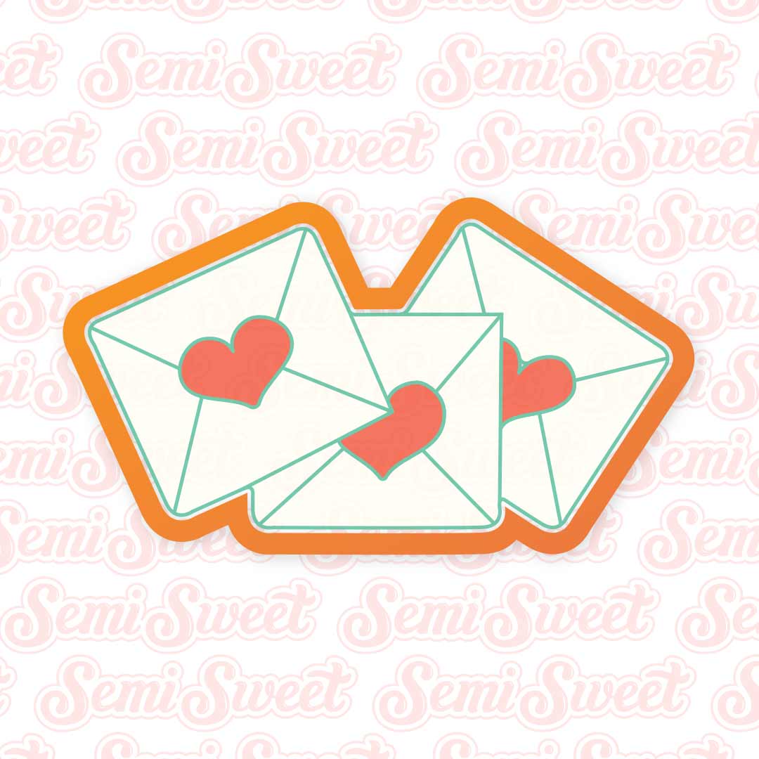 Love Letters Cookie Cutter | Semi Sweet Designs