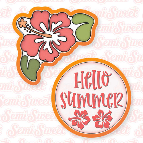 Hibiscus Platter Cookie Cutter Set