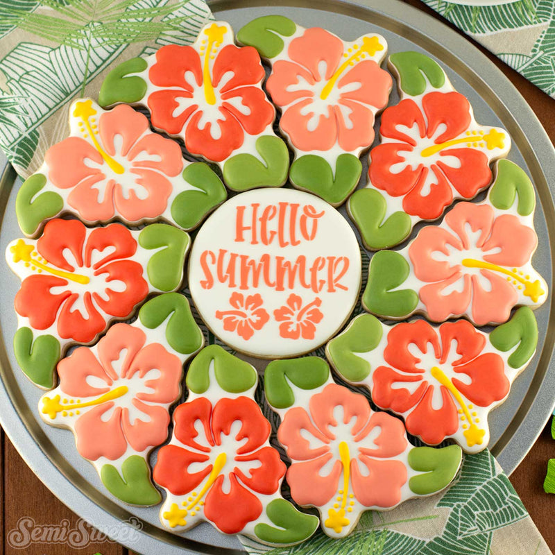 Hibiscus Platter Cookie Cutter Set