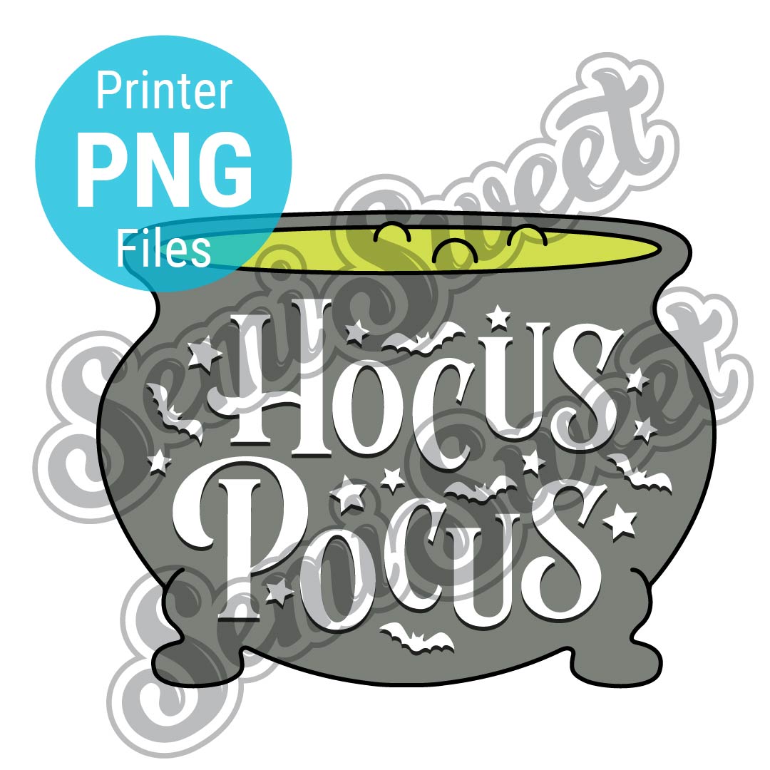 Hocus Pocus Cauldron Cookie Cutter - PNG Images | Semi Sweet Designs