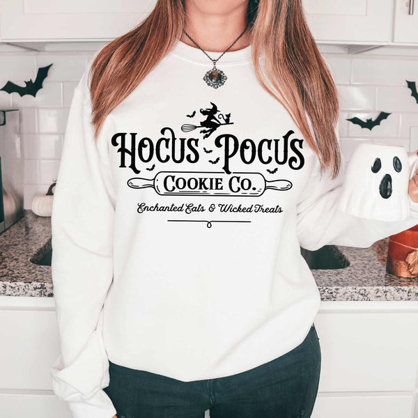 Hocus Pocus White Unisex Sweatshirt