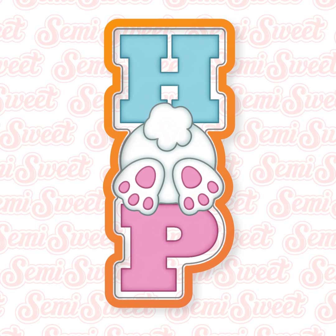 easter hop stack cookie cutter