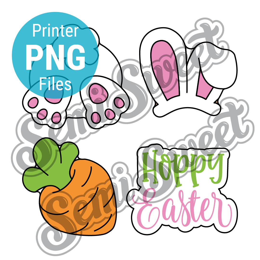 Hoppy Easter Set - PNG Images | Semi Sweet Designs