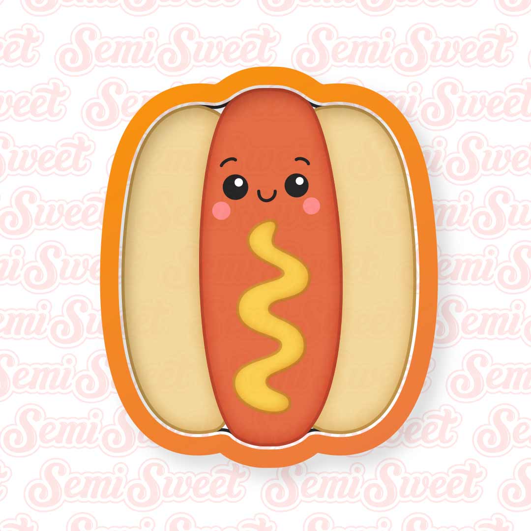 chubby hotdog cookie cutter
