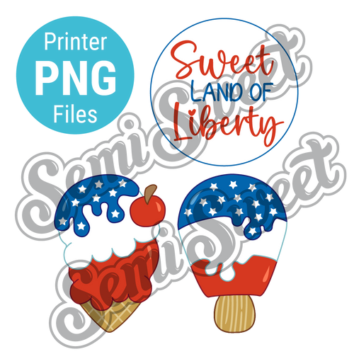 Ice Cream Platter Set - PNG Images