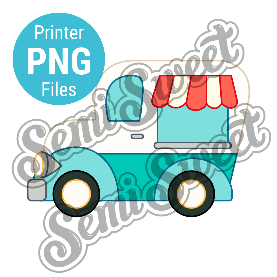 Ice Cream Truck - PNG Images | Semi Sweet Designs