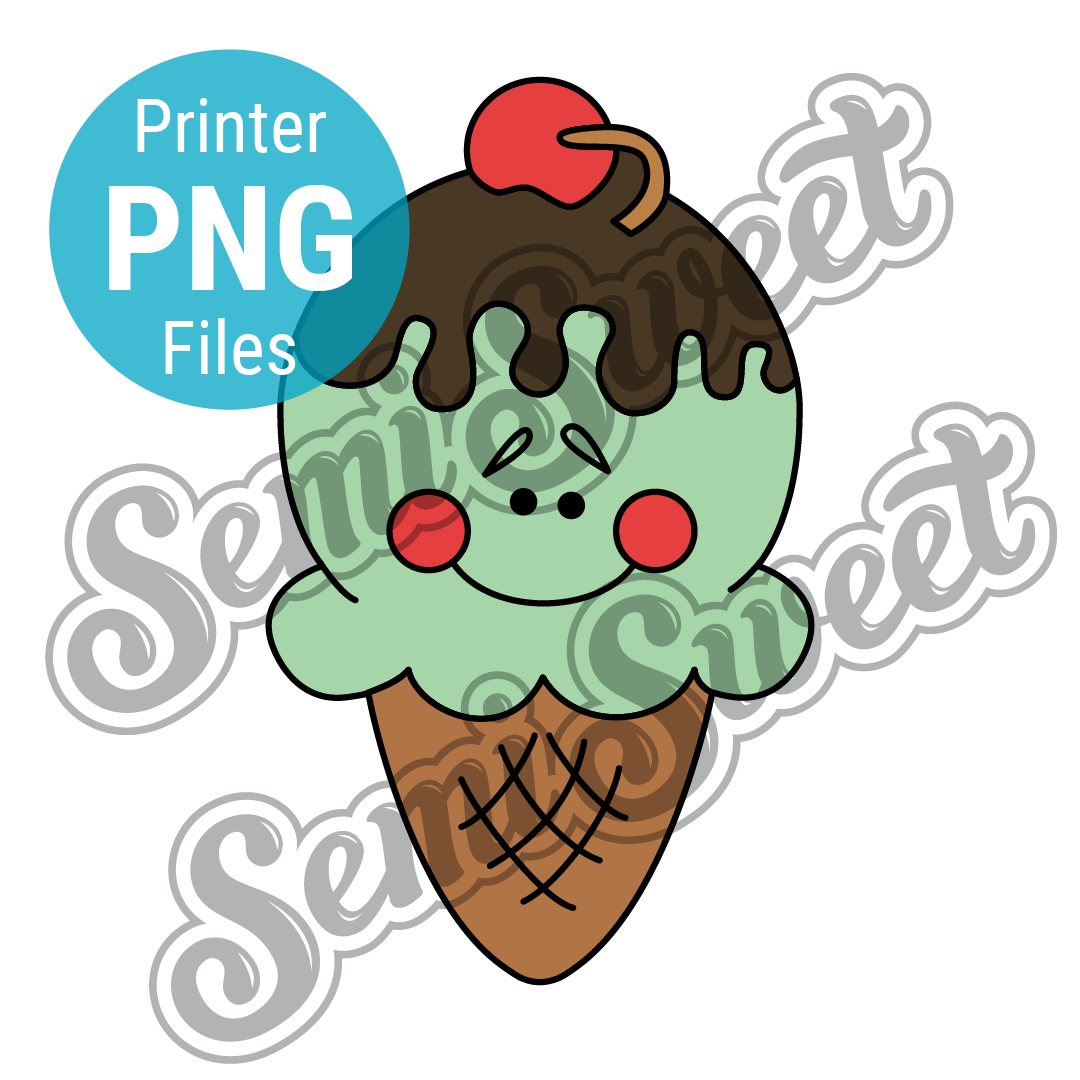 Ice Cream Cone - PNG Images | Semi Sweet Designs