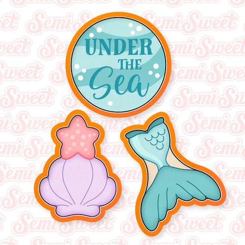 Mermaid Cookie Platter Set