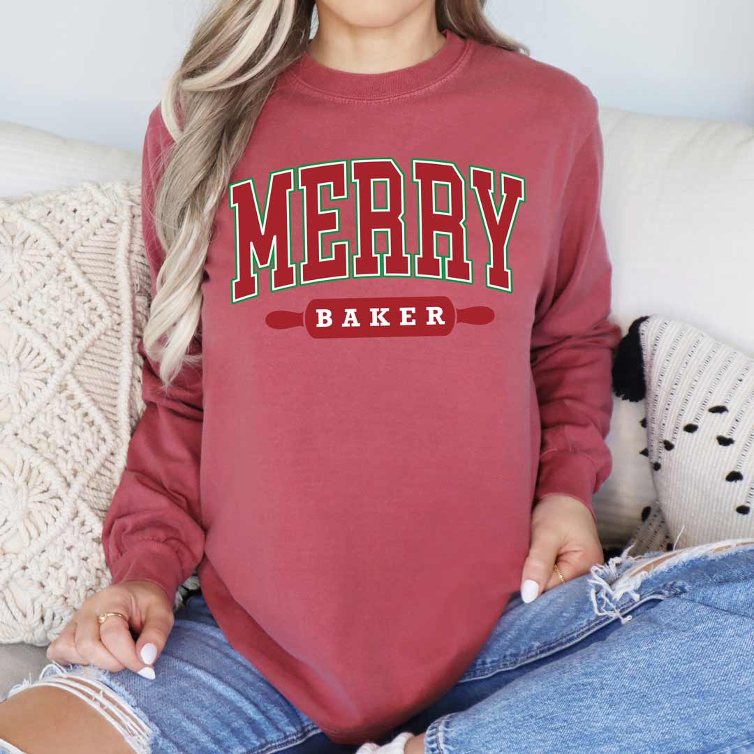 Merry Baker Unisex Long Sleeve T-Shirt