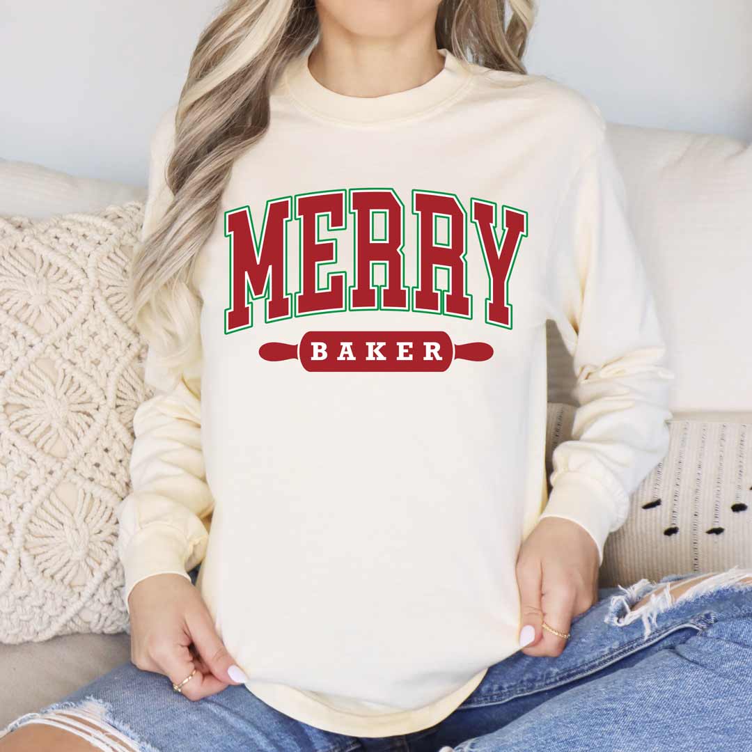 Merry Baker Unisex Long Sleeve T-Shirt