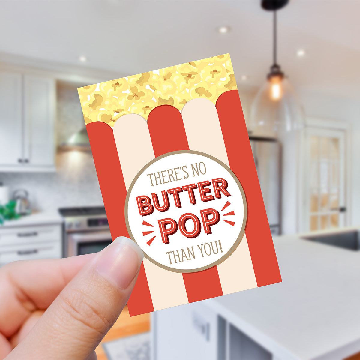 There's No Butter POP Than You! 2" x 3" Tag - Pack of 25