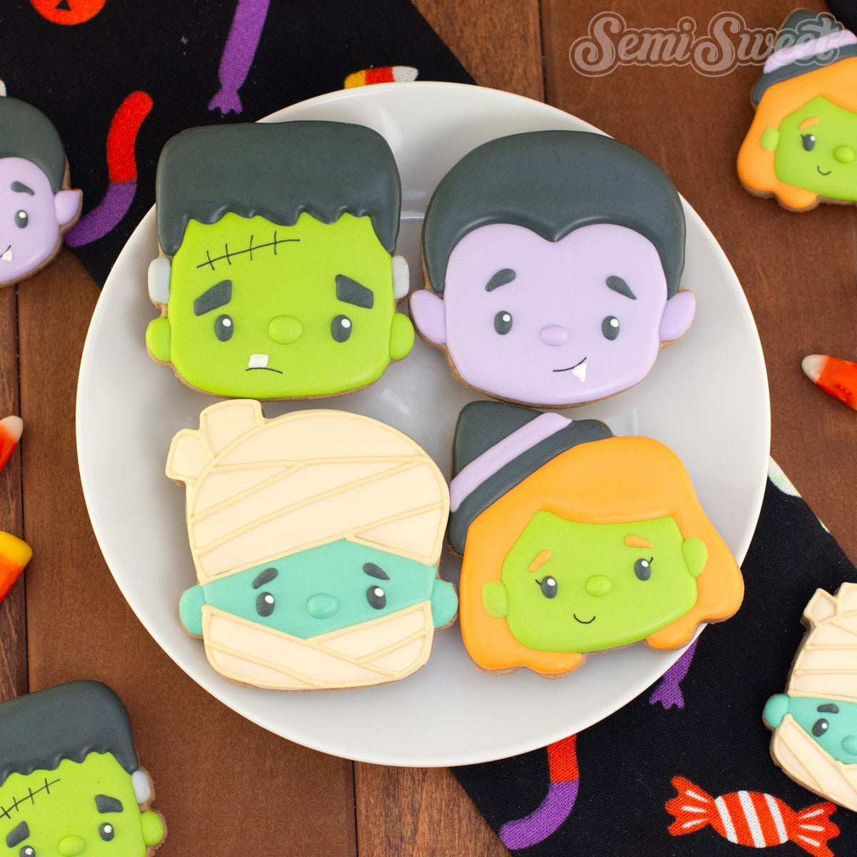 Monster Kids Cookie Cutter Set