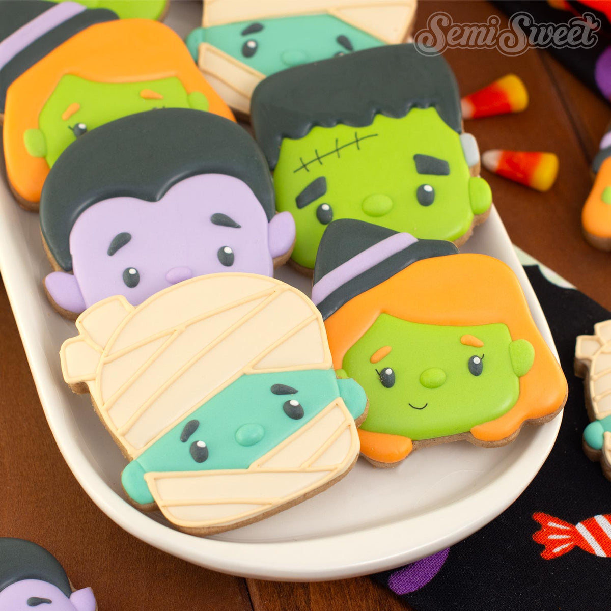 Monster Kids Cookie Cutter Set