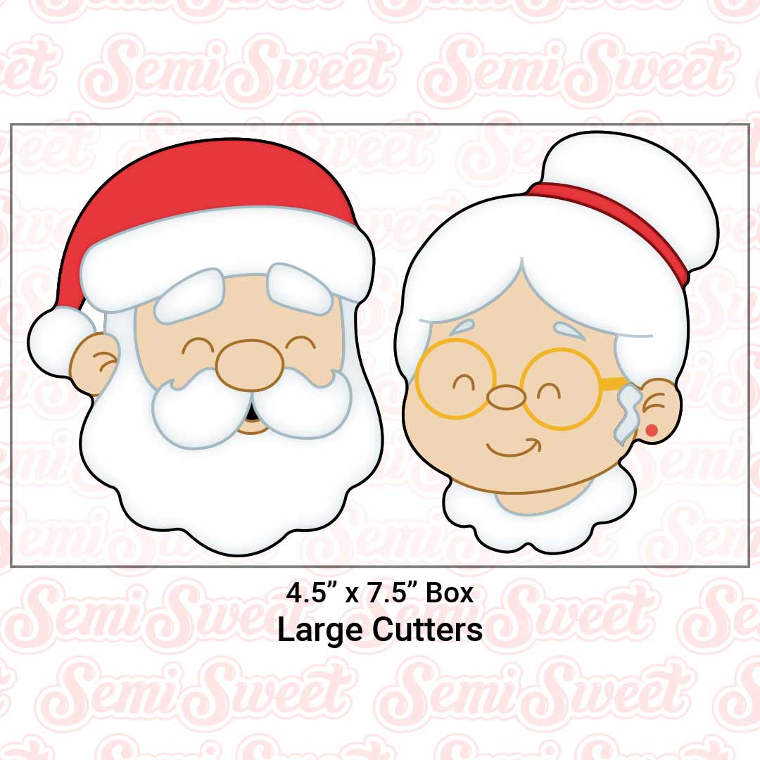 Mrs. Claus Face Cookie Cutter