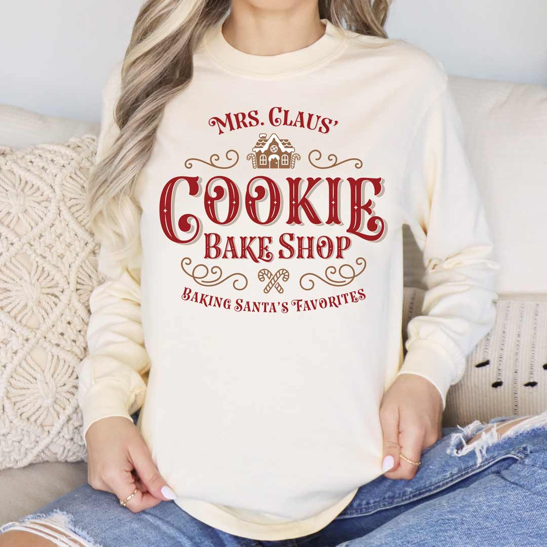 Mrs. Claus' Cookie Bake Shop Unisex Long Sleeve T-Shirt