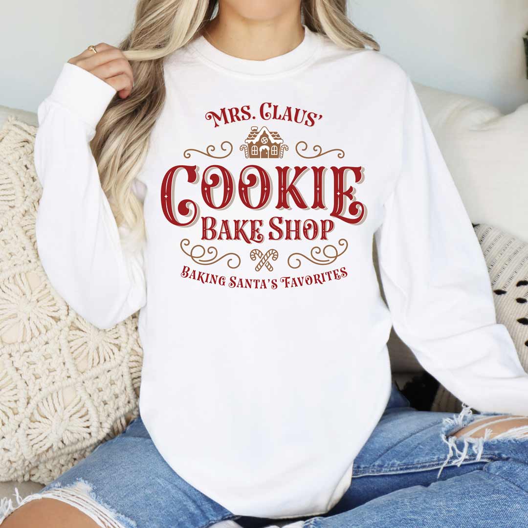 Mrs. Claus' Cookie Bake Shop Unisex Long Sleeve T-Shirt