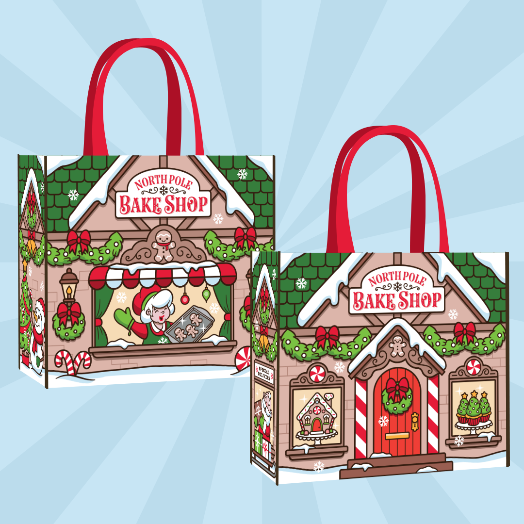 Christmas North Pole Bake Shop Tote Bag