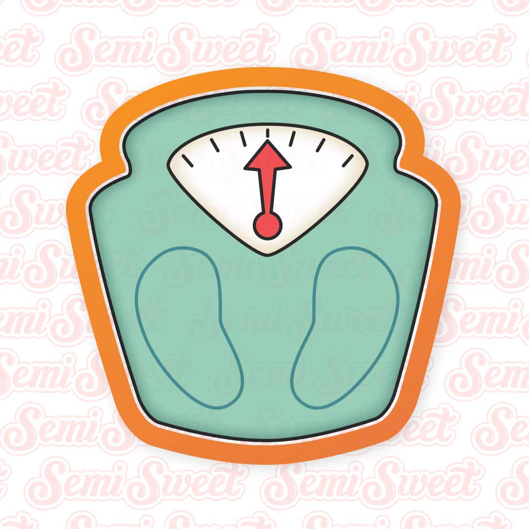 Weight Scale Cookie Cutter | Semi Sweet Designs