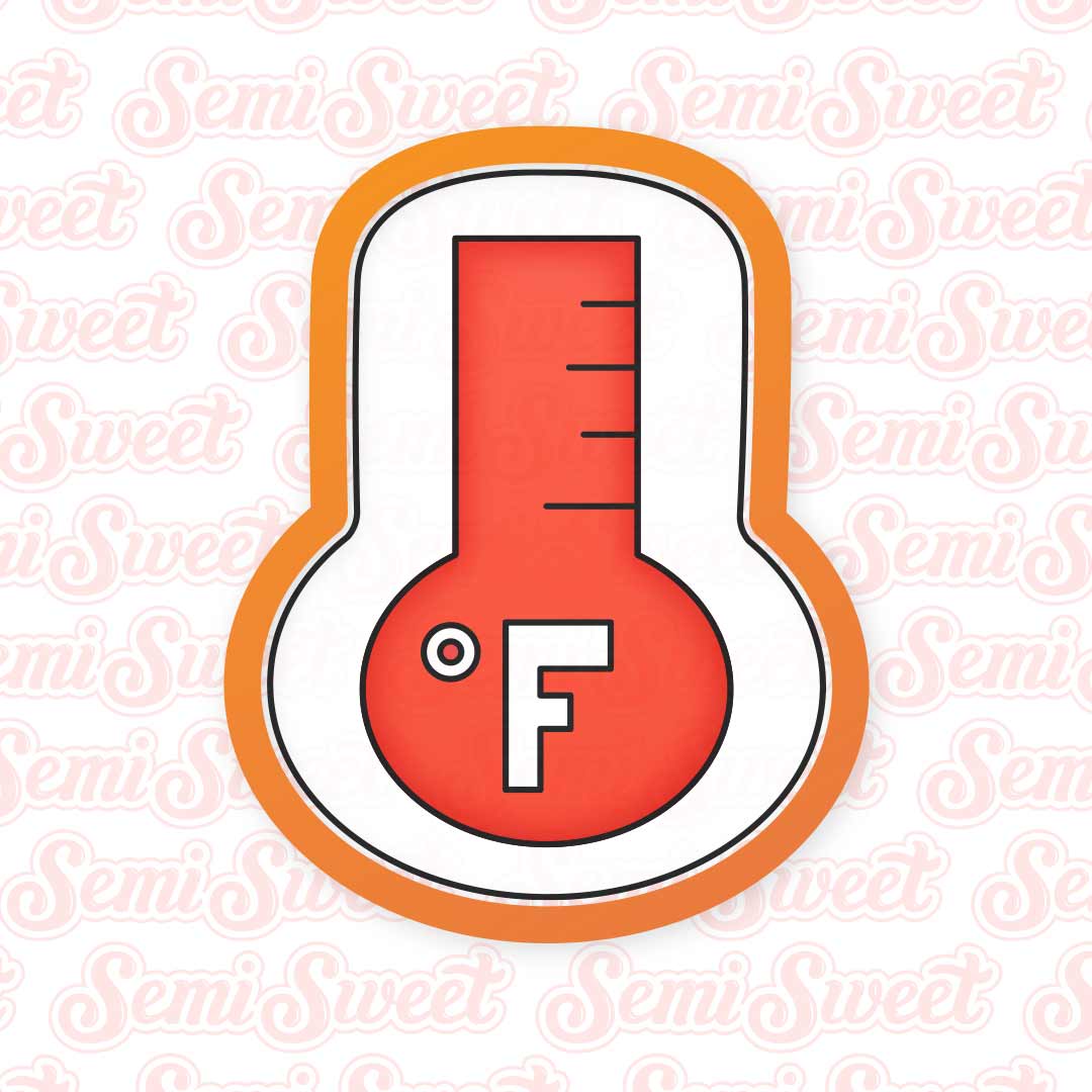 Thermometer Cookie Cutter | Semi Sweet Designs