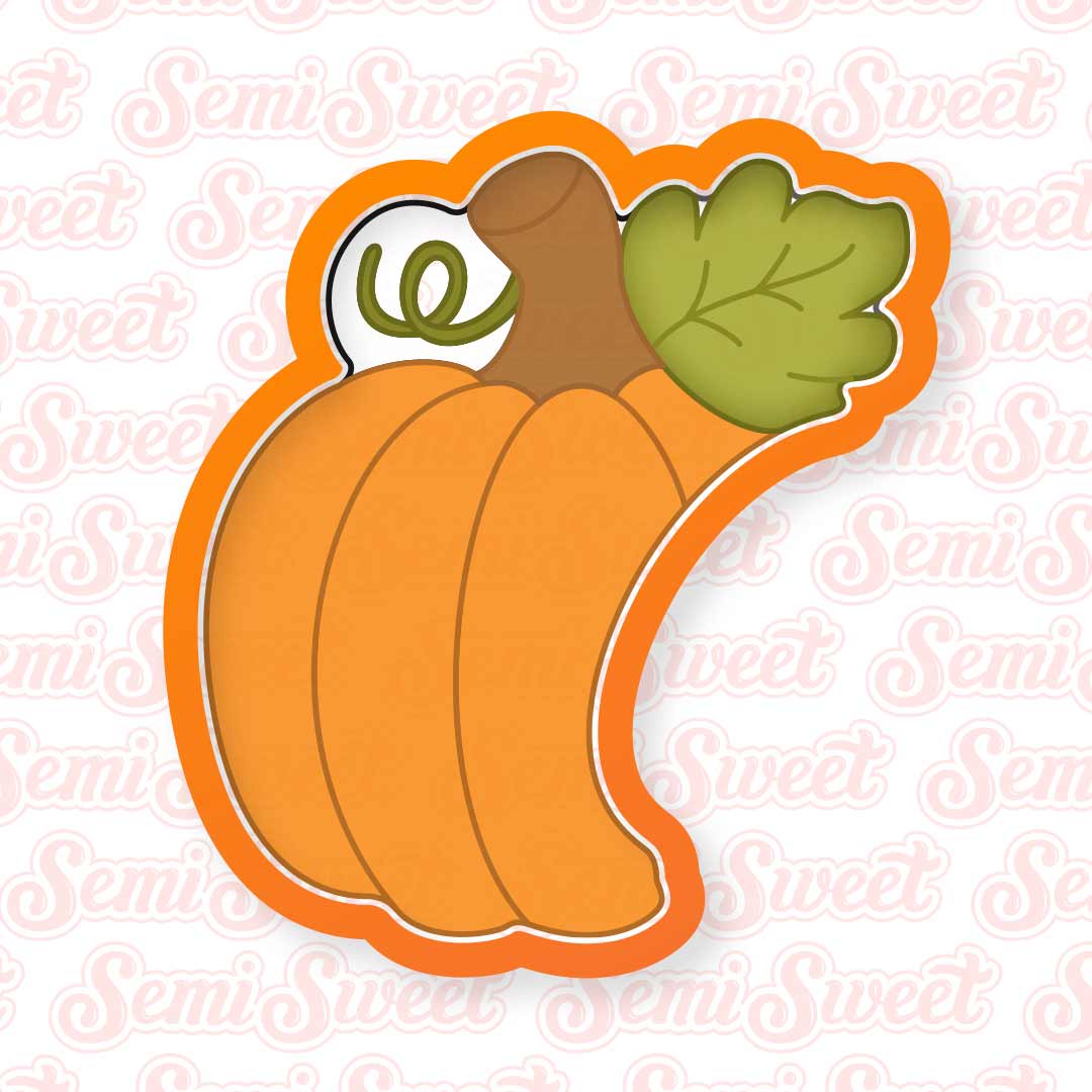 overlapping pumpkin cookie cutter