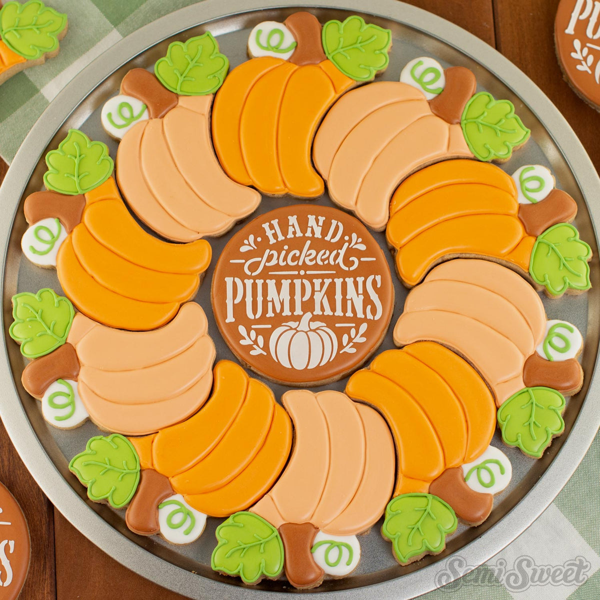 Overlapping Pumpkin Platter Cookie Cutter