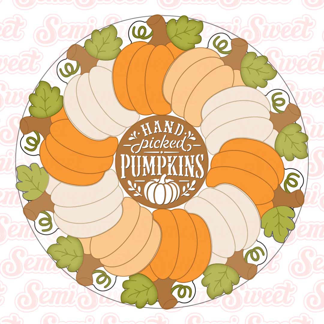 Overlapping Pumpkin Platter Cookie Cutter