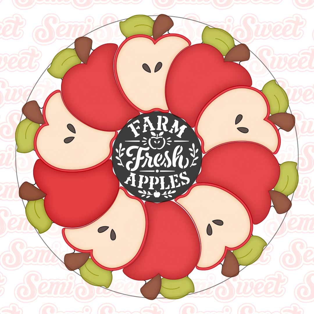 Overlapping Apple Platter Cookie Cutter