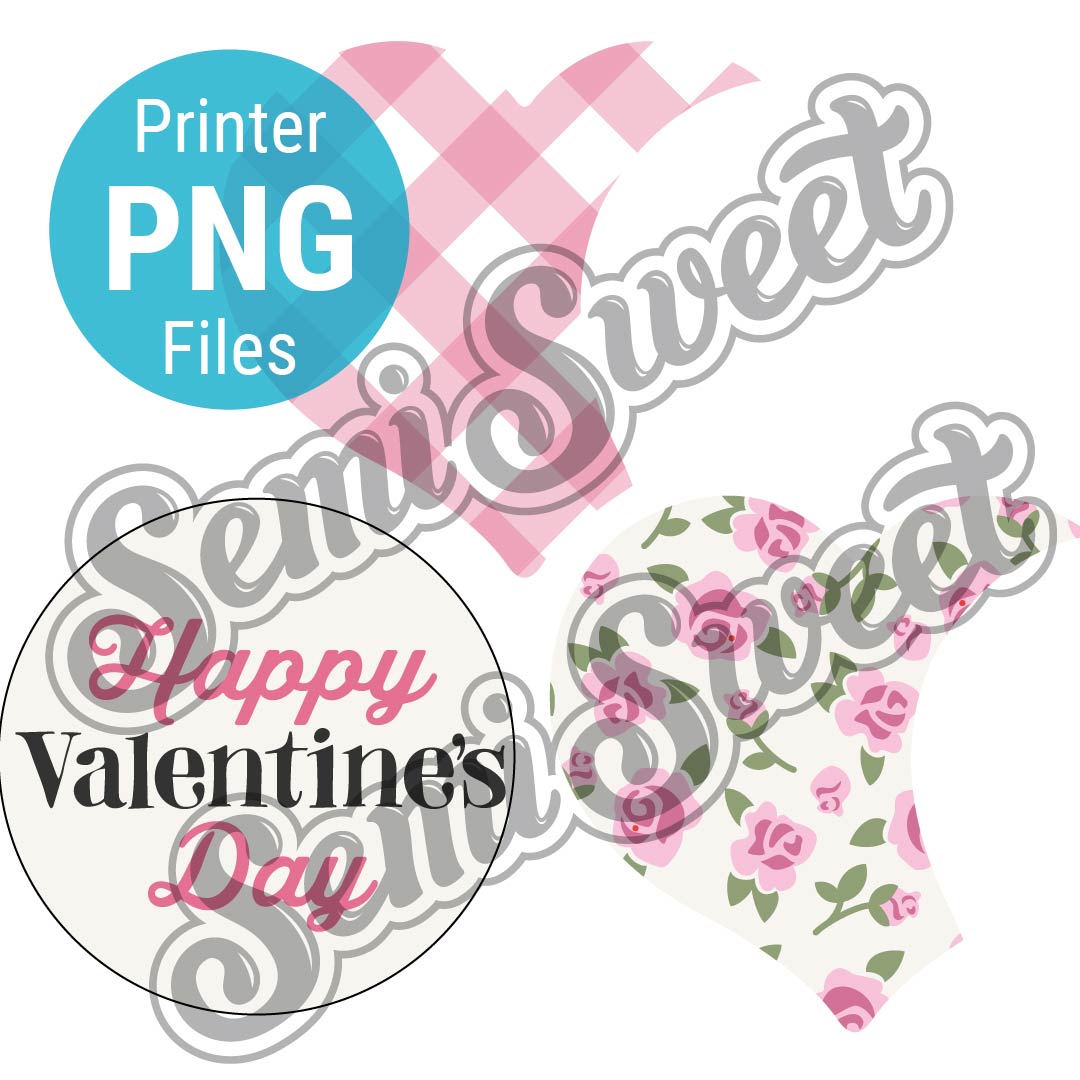 Overlapping Heart Platter Set - PNG Images | Semi Sweet Designs