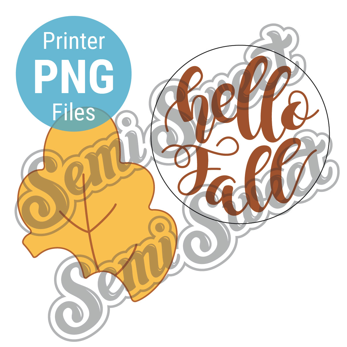 an overlapping leaves platter png made by semi sweet designs